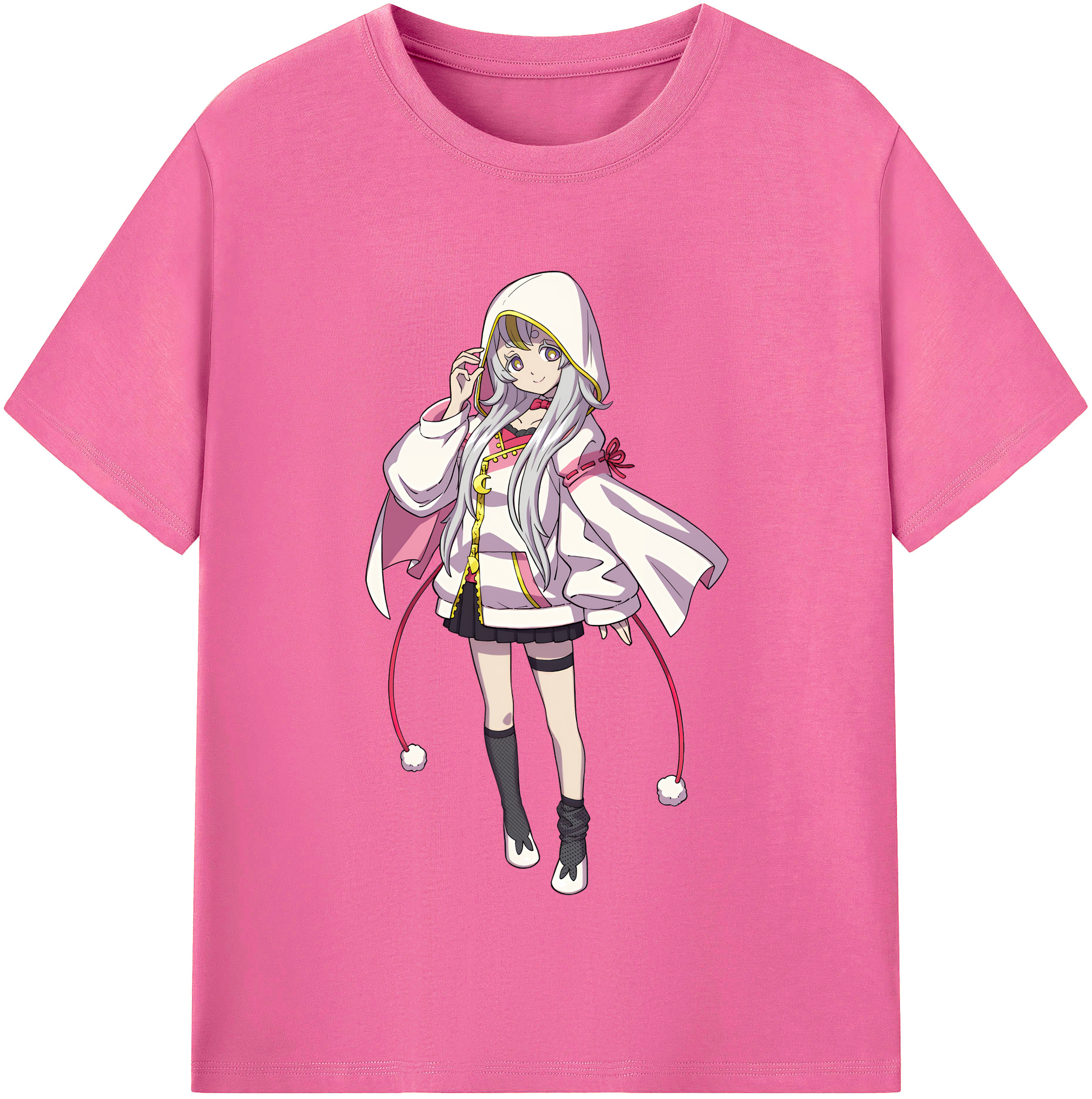 （画像用） 妖怪ウォッチ Yo-kai Watch レディースカジュアルプリントTシャツ（綿100％）